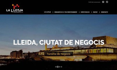 El Palau de Congressos - La Llotja de Lleida ha estrenat nou web i ha renovat la seva imatge corporativa.