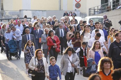Pasacalles des del local social fins al poliesportiu pels carrers de Magraners.