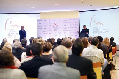 Prop de 300 persones relacionades amb aquests dos àmbits estratègics de Lleida han assistit a la festa.