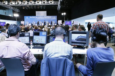 El sorteig s'ha retransmès en directe per TVE.