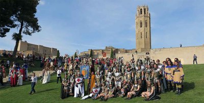 Expectació majúscula a l'esplanada de la Seu Vella.