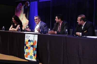 L'alcalde, Àngel Ros, ha participat en l'acte d'obertura de la Setmana Cultural de l'Aplec del Caragol, que s'ha fet a la Llotja.