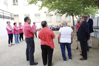 Els veïns i les veïnes de Magraners gaudiran de la rehabilitada pista de bitlles, darrere del Centre Cívic del barri.