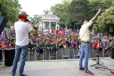 Lo Pau de Ponts, protagonista del Caragolasso, que ha conduït el Sr. Postu.