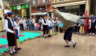 El ball de l'Àliga només es realitza en la diada del Corpus.