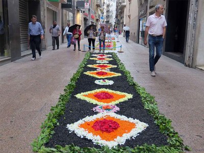 Les catifes de flors són tot un atractiu.