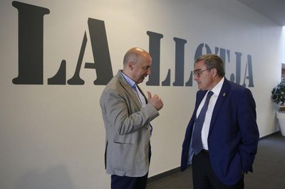 La roda de premsa de balanç de l'activitat festiva i turística ha tingut lloc avui a la Llotja.
