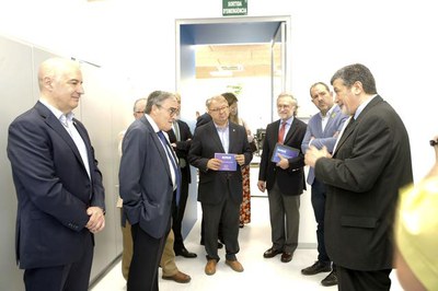 Visita a les noves instal·lacions que el centre tecnològic Eurecat ha posat en marxa al Parc Científic de Lleida.