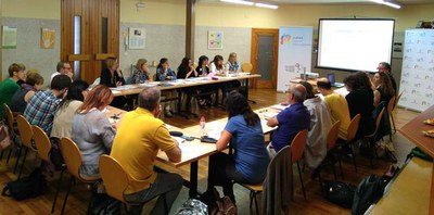 Els tècnics dels municipis implicats han posat els temes en comú a la sala Paulo Freire.