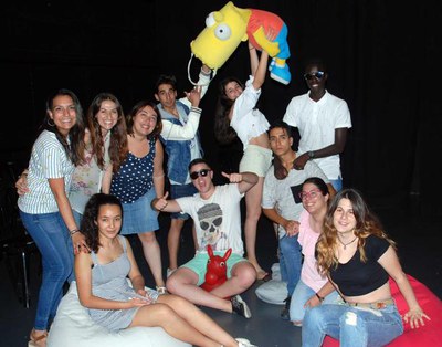 Els joves participants han format part de les diferents fases del procés creatiu de l’obra.