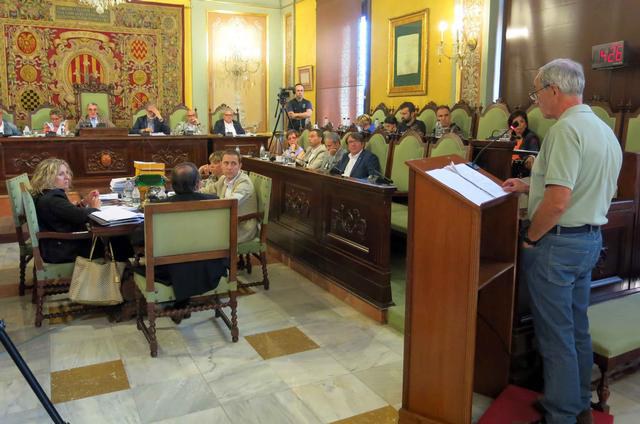 Josep Farré ha estat el portaveu de la moció del CDR del barri de Cappont