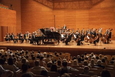 El jove pianista rus Nikolai Kuznetsov, guanyador del XXIII Concurs Internacional de Piano Ricard Viñes.