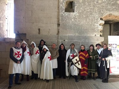 La visita de “Templer per un dia” permet conèixer el castell com si es fos un templer i endinsar-se en el coneixement sobre la comunitat templera.