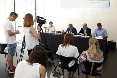 Presentació de l’“Estudi d’impacte econòmic i social de la implantació de nous equipaments comercials a Lleida”.