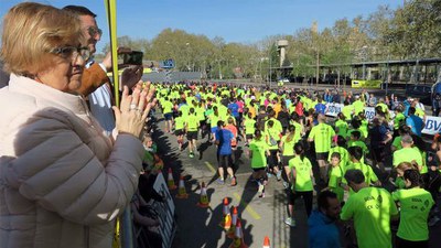 La Cursa de Bombers és un dels esdeveniments esportius de la ciutat que aplega més corredors (imatge d'arxiu).