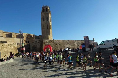 La Pujada a la Seu Vella, una de les cites esportives a Lleida que permet gaudir de l'espectacularitat del conjunt monumental de la Seu (imatge d'arx….