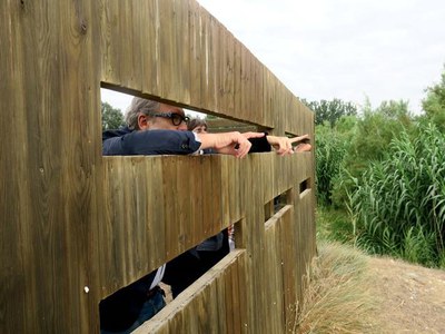 El tinent d'alcalde Fèlix Larrosa ha visitat aquest divendres els Aiguamolls de Rufea, on es farà un projecte de millora ambiental.