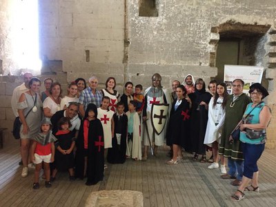 "Templer per un dia" és una de les visites que Turisme de Lleida ha programat per aquest estiu al Castell de Gardeny.