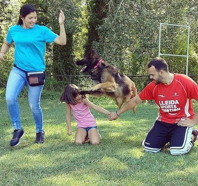 La gossa Kurama, de Fud Therapy, també ha estat una de les protagonistes d'"Avui ens visita", d'Esportmania.