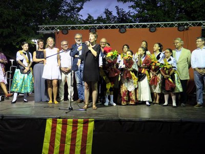 Maria del Olmo ha estat la pregonera de la Festa de Balàfia.
