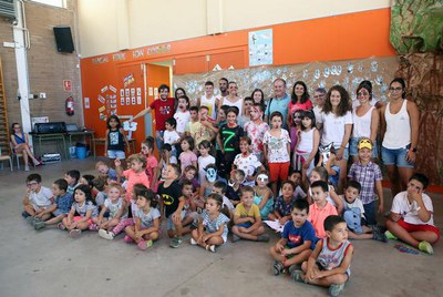 A l'Escola Enric Farreny s'han celebrat activitats de cloenda d'Estiu de Joc.