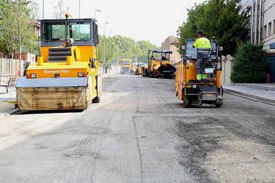La Paeria renova el carrer Monserrat Roig en la seva totalitat, entre Rovira Roure i Roda d'Isàbena.