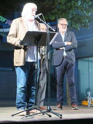 Antoni Llevot ha estat l'encarregat de llegir el pregó de festes.
