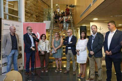 La inauguració s'ha fet a la seu de l'Orfeó Lleidatà.