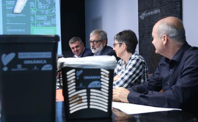 Presentació pública del nou sistema de recollida de residus porta a porta.