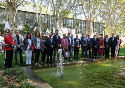 La Corporació Municipal ha participat en l'acte per celebrar el Dia de la Ciutat a la Fira de Sant Miquel.