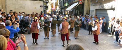 L'Associació de Moros i Cristians també han participat en la cercavila.