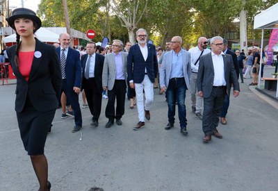 Visita pel recinte firal.