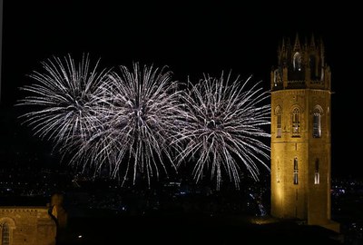 La plasticitat dels focs en la nit de Lleida, el darrer acte de les Festes.