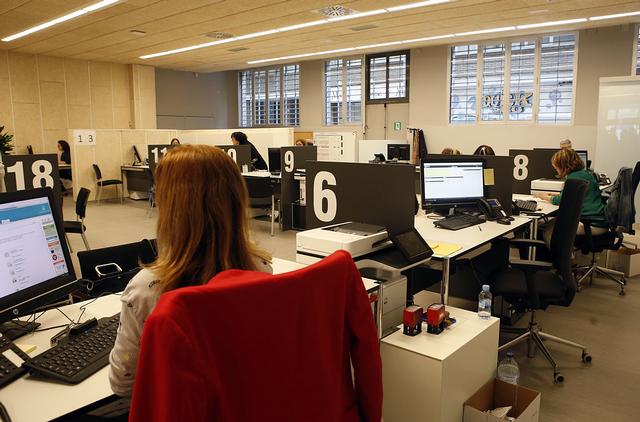 L'OMAC, el primer servei que es va traslladar, abans de l'estiu