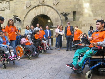 Lleida commemora el Dia Mundial de la Paràlisi Cerebral.