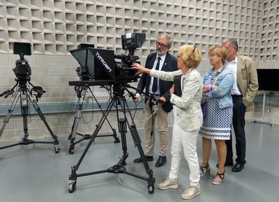 L'alcalde Larrosa ha visitat les instal·lacions del Magical.