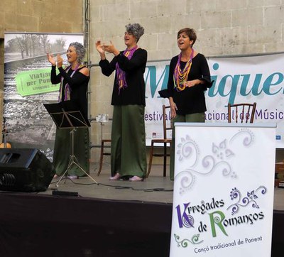 El grup vocal Krregades de Romanços ha clos el cicle de concerts a la Plaça Paeria.