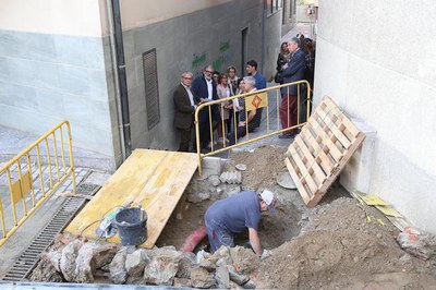 Els treballs del carrer Botera suposaran una clara millora de la mobilitat i l’accessibilitat al Turó de la Seu Vella..