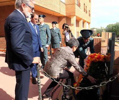 L'homenatge als caiguts en acte de servei ha clos la cerimònia oficial.