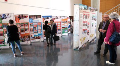 La mostra romandrà al vestíbul de l'Edifici Polivalent fins al 29 d'octubre.