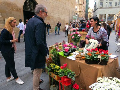 També hi ha hagut demostració de composicions florals.