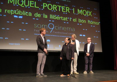 El documental sobre Miquel Porter Moix, un referent del cinema català, ha clos el festival de l'audiovisual.