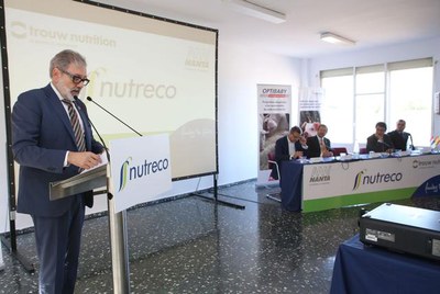 L'alcalde ha intervingut en l'acte de presentació de la nova fàbrica.
