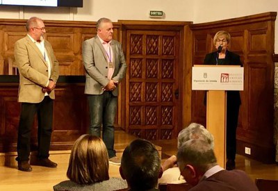 La tinent d'alcalde Montse Parra ha destacat la tasca que desenvolupa el Grup Garrigues en el foment de la cultura popular.