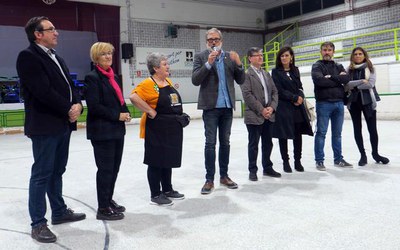 L'alcalde ha explicat les darreres actuacions al barri.