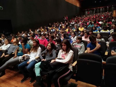 Alumnes de 24 centres han omplert l'Escorxador en cinc sessions.