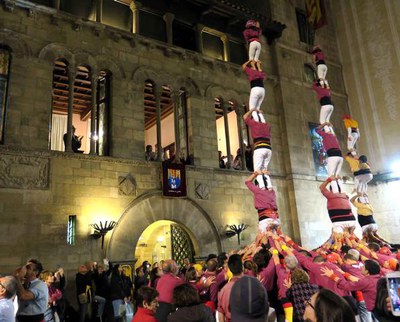 Els pilars de 5 han clos a la diada castellera.