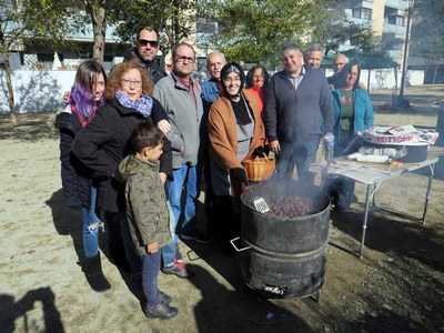 Els organitzadors de la festa han volgut immortalitzar el moment.