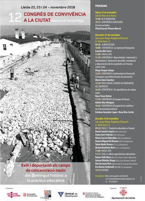 Cartell amb el programa de la trobada que tindrà lloc els dies 22, 23 i 24 de novembre.