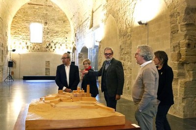 El paer en cap, Fèlix Larrosa, anima els lleidatans a fer-se seva la candidatura de la Seu Vella a Patrimoni Mundial.